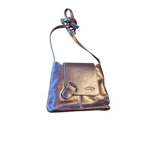 LArtigiano Italian Tooled Brown Leather Crossbody Bag Western